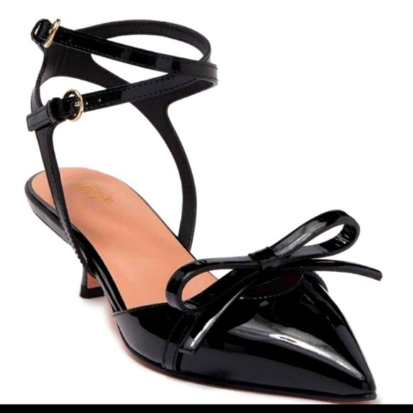 NIB Red Valentino Patent Leather Kitten Heel pumps with dust